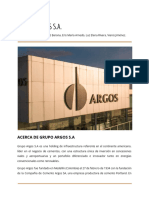 Derivados Financieros de Grupo Argos Sa