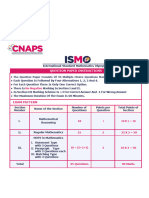 ISMO ExamPattern Class 5