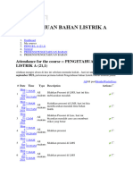 Pengetahuan Bahan Listrik A