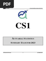 Cs1 Summary 2022 (CH 1 To 16) With Index (16.03.23)