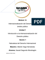 Módulo 14: Internacionalización Del Derecho en Su Ámbito Público