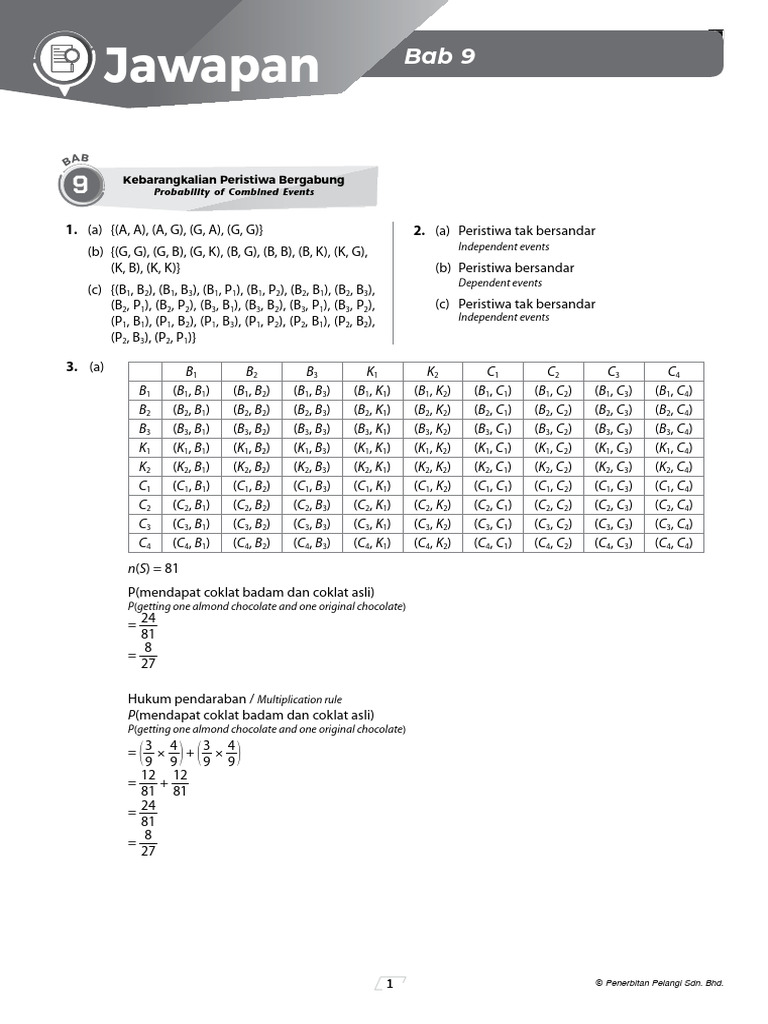 Probability Concepts for Form 4 Mathematics | PDF