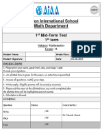 Midterm Grade 11