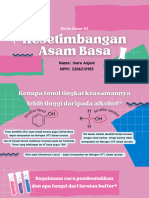 Kesetimbangan Asam Basa