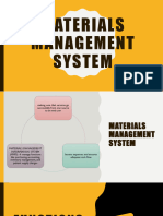 Lesson 14 Materials Management System