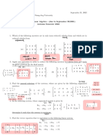 02 Exercise LinearAlgebra