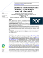 Jurnal Antecedents of Smartphone Brand Switching, A Push-Pull-Mooring Framework