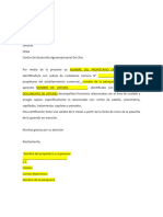 Carta de Certificación Por Funciones