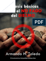 20 Tesis Básicas Sobre El NO PAGO Del Diezmo - Armando H. Toledo (2023)