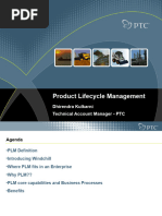 Product Lifecycle Management: Dhirendra Kulkarni Technical Account Manager - PTC