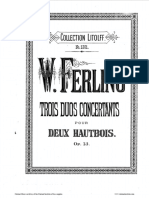 (Clarinet Institute) Ferling - 3 Duos