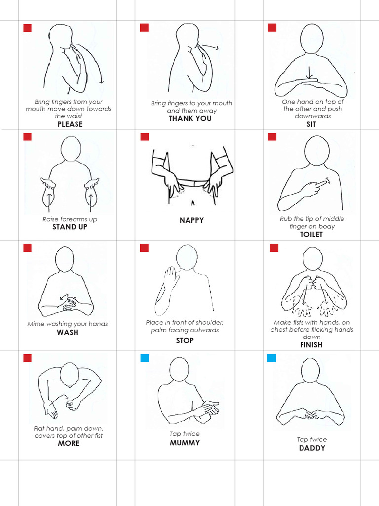 Free Printable Makaton Signs And Symbols