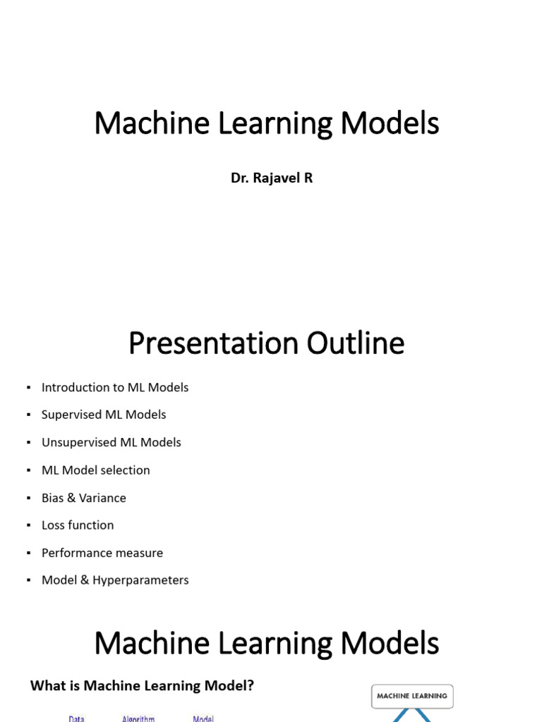 Machine Learning Models | PDF | Machine Learning | Errors And Residuals