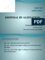 Law 504 - 5 Disposal of Land 4
