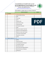 Form Serah Terima Laporan Sebelum Juni