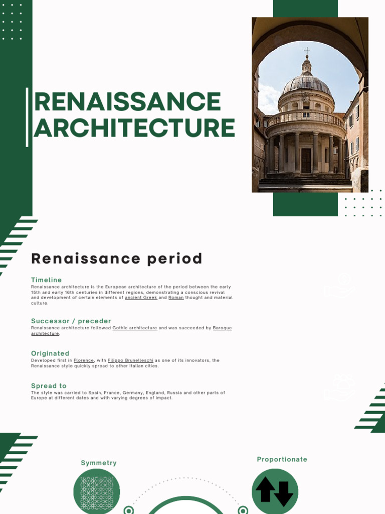 Renaissance Architecture Overview | PDF | Renaissance | Architectural ...