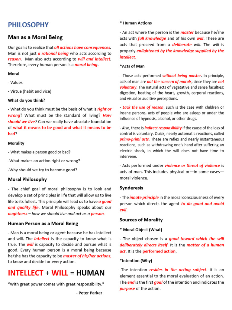 Understanding Moral Philosophy and Ethics | PDF | Morality ...