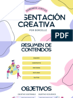 SO ÑEM Os Junto S: Presentación Creativa