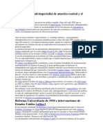 Movimientos anti-imperialistas en Centroamérica y el Caribe