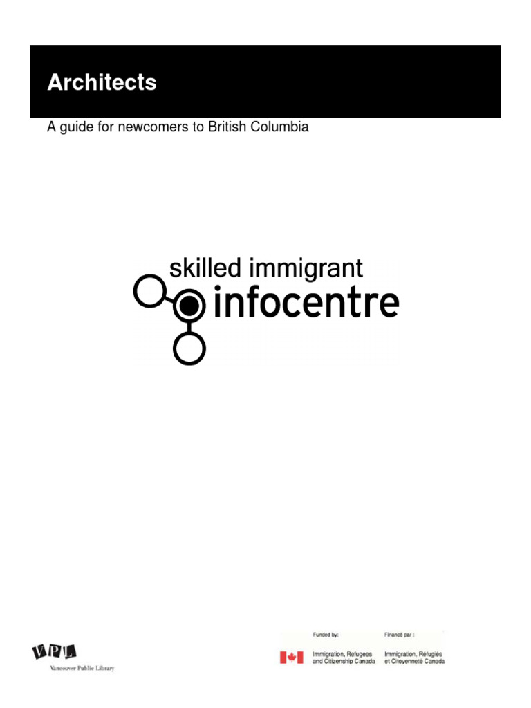 A guide for newcomers to british columbia pdf architect libraries