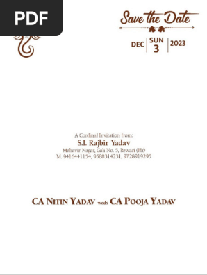 Wedding Invitation