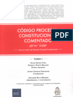 2022 Código Procesal Constitucional Comentado Tomo I