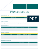 Project Status Template6