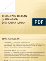 Meeting 7 - Jenis-Jenis Tulisan, Karangan Ilmiah