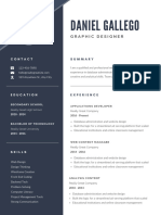 White and Blue Professional CV Resume