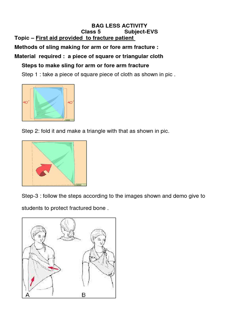 Class 5 Bag Less Activity PDF