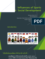 Influences of Sport Through Social Development 26092023