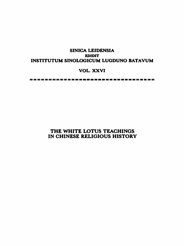 the-white-lotus-teachings-in-chinese-religious-history-b-j-ter-haar