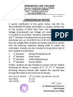 3920corrigendum Review Notice - 1,3,5,7 - 2022 Exam