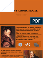Dalton's Atomic Model