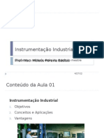 Aula 01 - Instrumentação Industrial