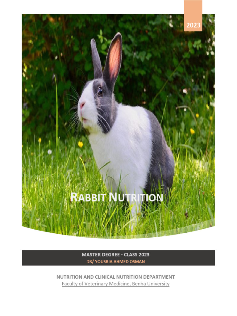 Picture of Rabbit Nutri | PDF | Dietary Fiber | Diet & Nutrition