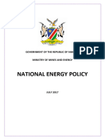 National Energy Policy - July 2017