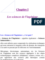 Chapitre I - Sciences de L'ingénieur 1