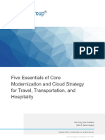 Everest Group - Five Essentials of Core Modernization and Cloud Strategy For Travel Transportation and Hospitality