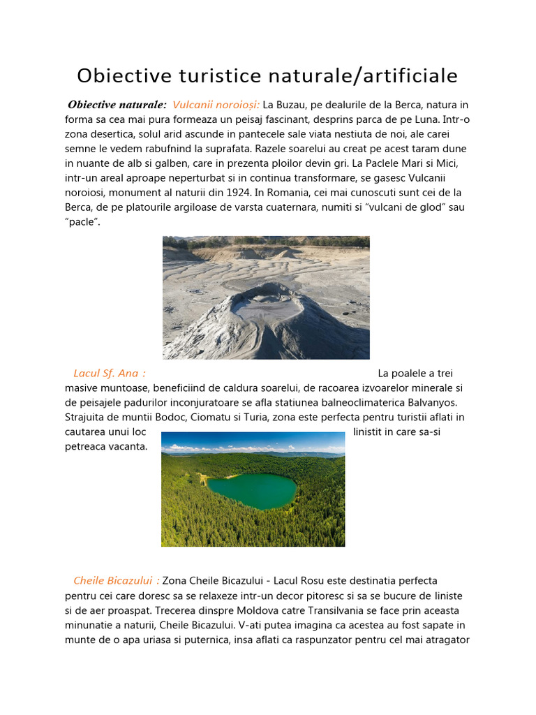 Priect Obiective PT Nota Geografie | PDF