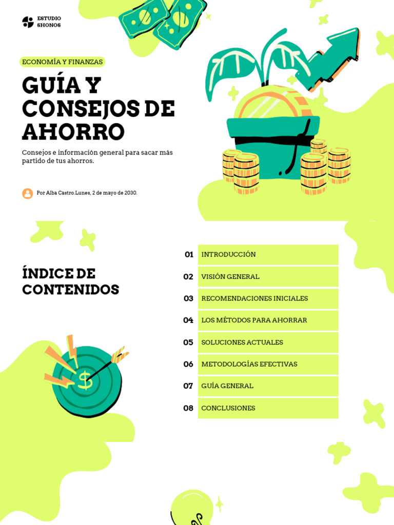 Guía de Consejos para Ahorrar Dinero | PDF | Economias | Dinero