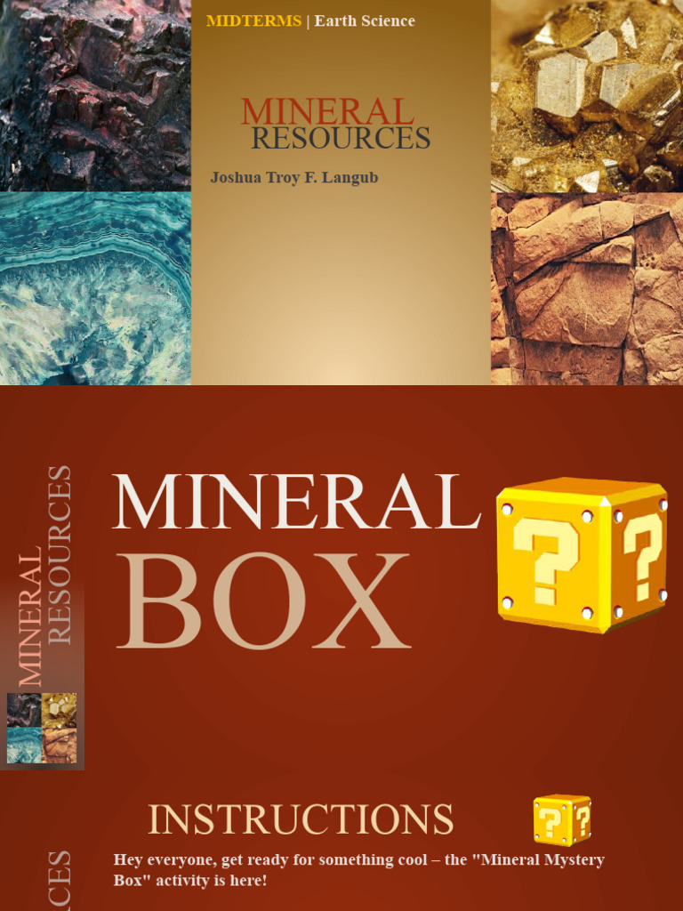ESci Lesson 3 Mineral Resources | PDF | Mining | Ore