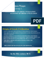 Origin of Greek Civilization