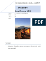 Jobsheet 6 - Input Sensor LDR