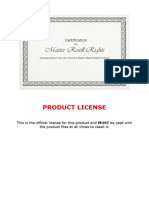 MRR License