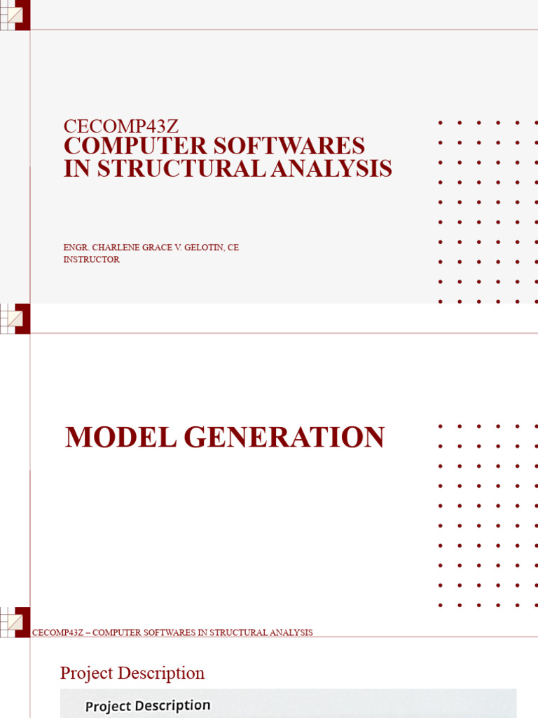 Structural Analysis Software Guide | PDF | Structural Analysis | Building