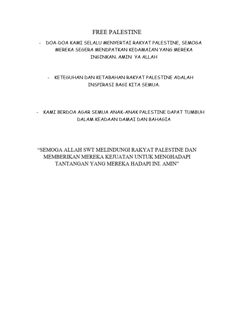Free Palestine | PDF