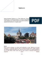 SIGHISOARA Oras Medieval - Referat