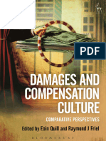 Damages and Compensation Culture Comparative Perspectives Eoin Quill