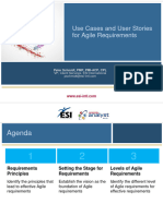 Webinar Use Cases and User Stories For Agile Requirements